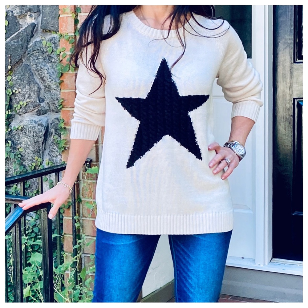 ✨RESTOCKED✨Chic and cozy soft star sweater - Picture 6 of 6